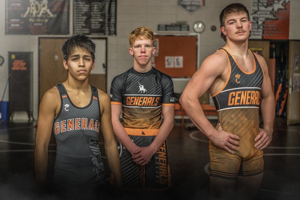 high school wrestling singlets